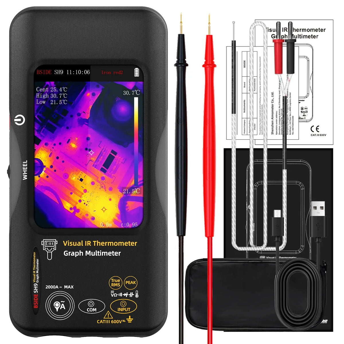 BSIDE SH9 Thermal Camera Industrial – Produktansicht 6