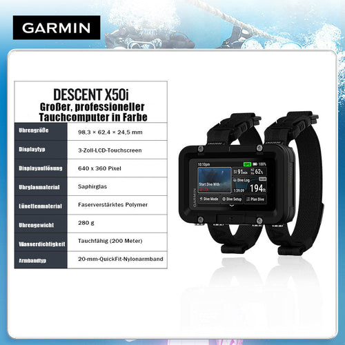 Garmin Descent Tauchcomputer – X30 & X50i