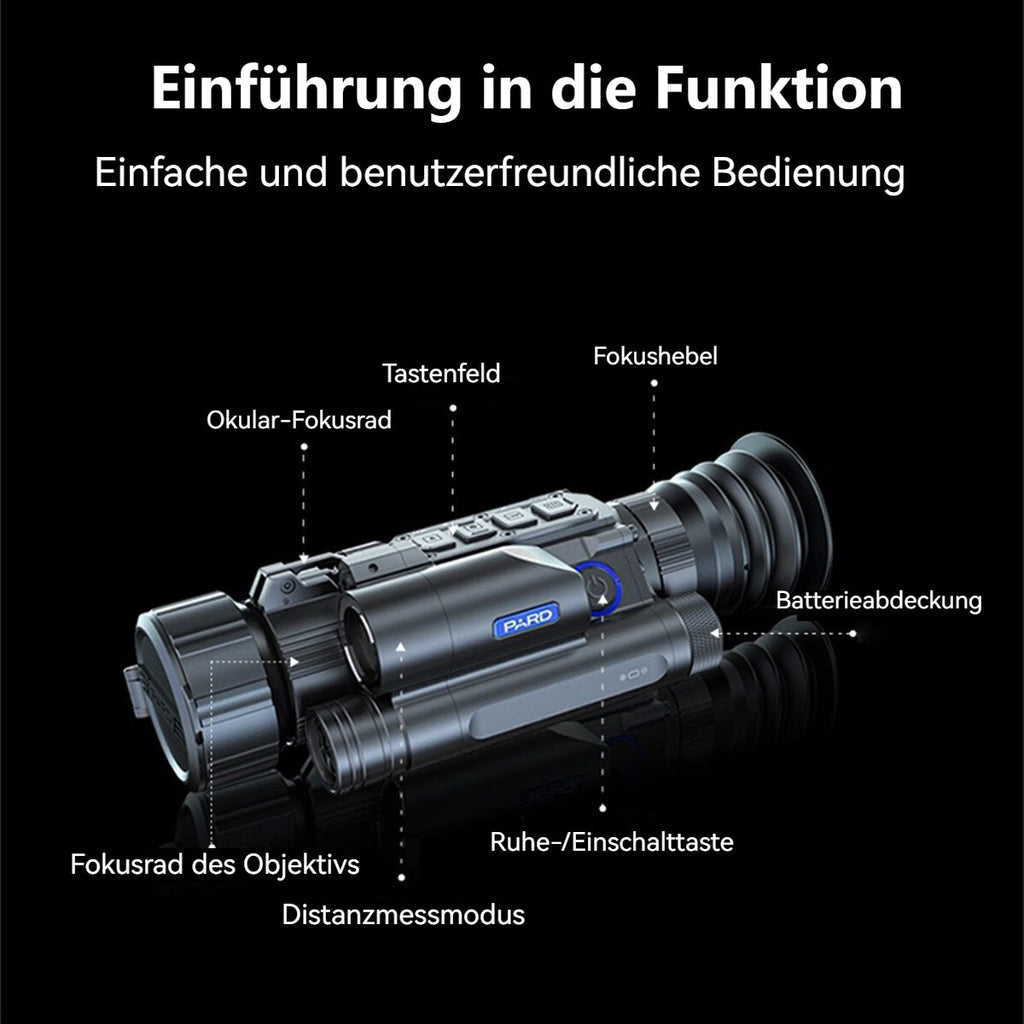 PARD Nachtsicht-Monokular mit Wärmebild und Entfernungsmessung