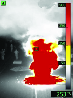 FLIR K1 – Originales Wärmebildbeispiel aus dem K1-Handbuch