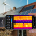 Thermal Master P3 PCB Master – P3 am Smartphone bei einer Solaranlagenprüfung