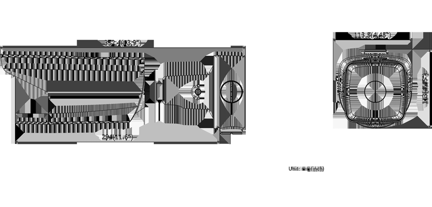 Hikvision DS-2TD2137-35/VP – Originale Maßzeichnung des Herstellers