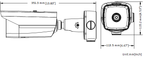 Hikvision DS-2TD2167-25/PY – Originale Maßzeichnung des Herstellers