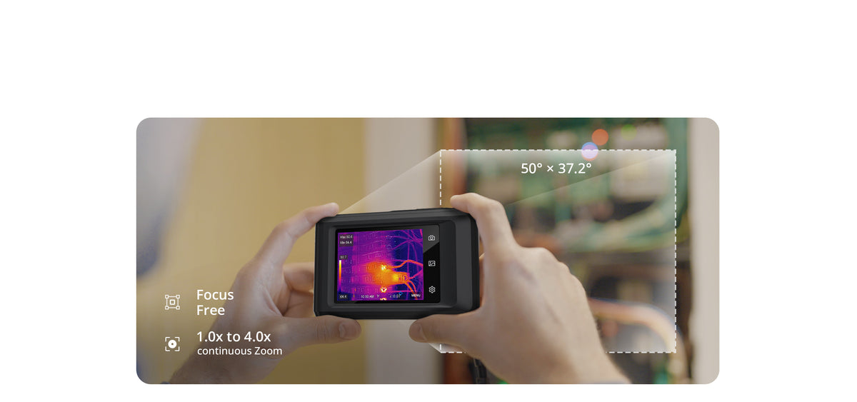 HIKMICRO Pocket2 – Originale Produktdetail- oder Anwendungsansicht der Pocket2 Serie